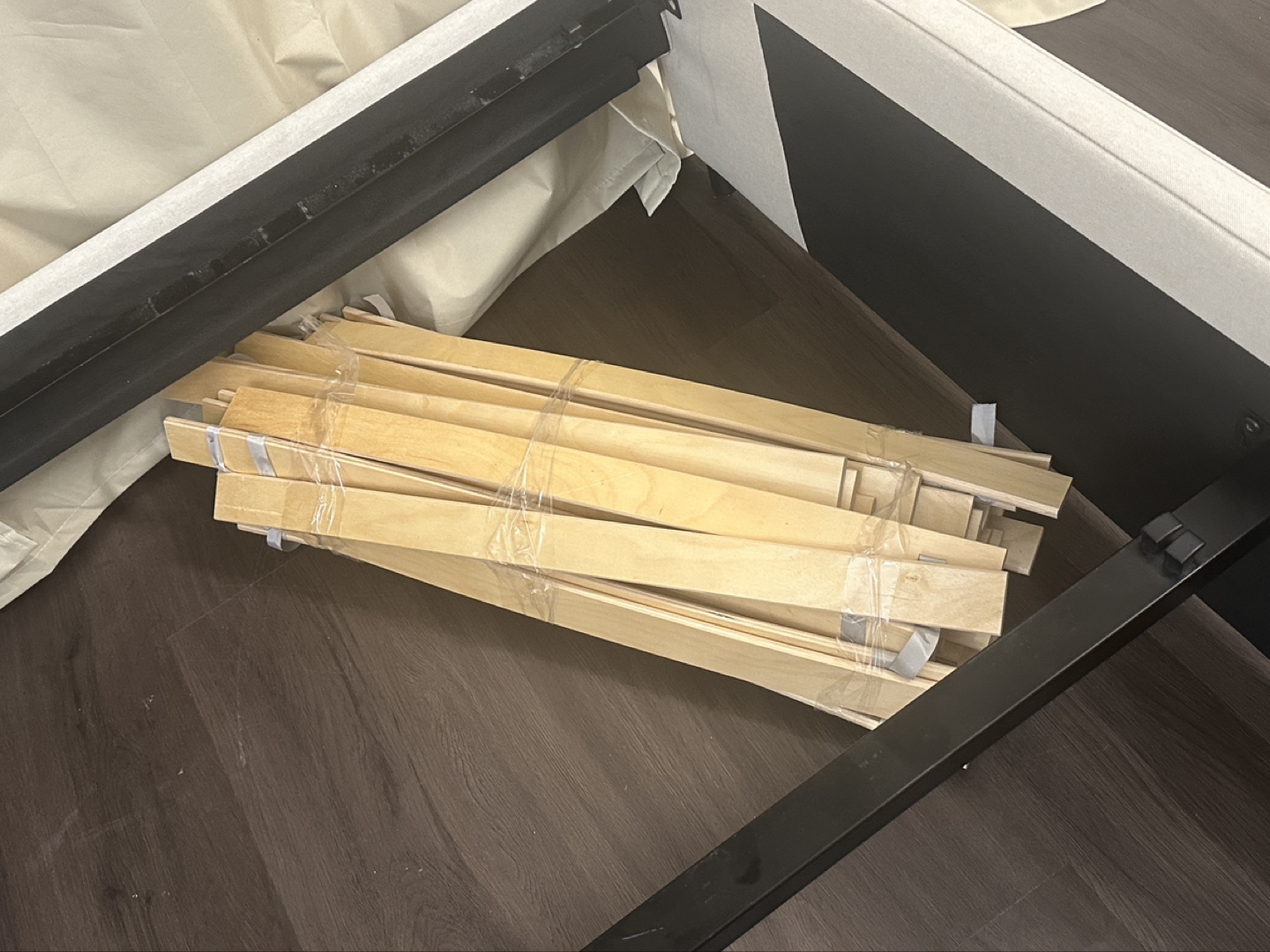 Queen Upholstered Bed Frame with Headboard - photo 4