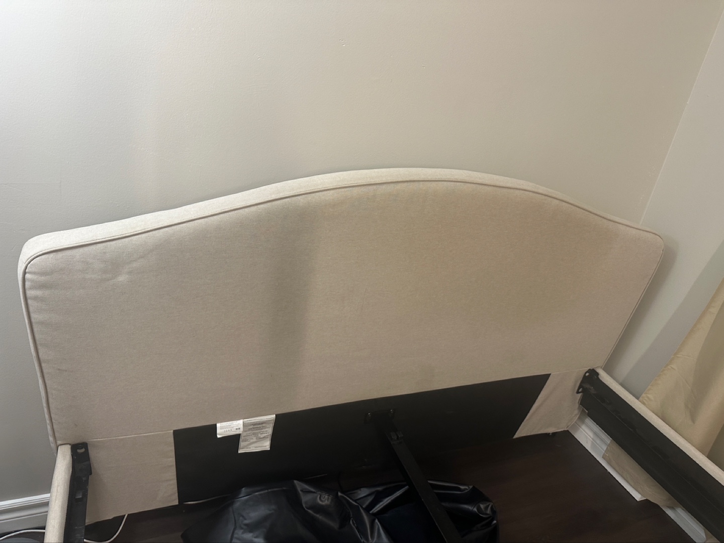 Queen Upholstered Bed Frame with Headboard - photo 2