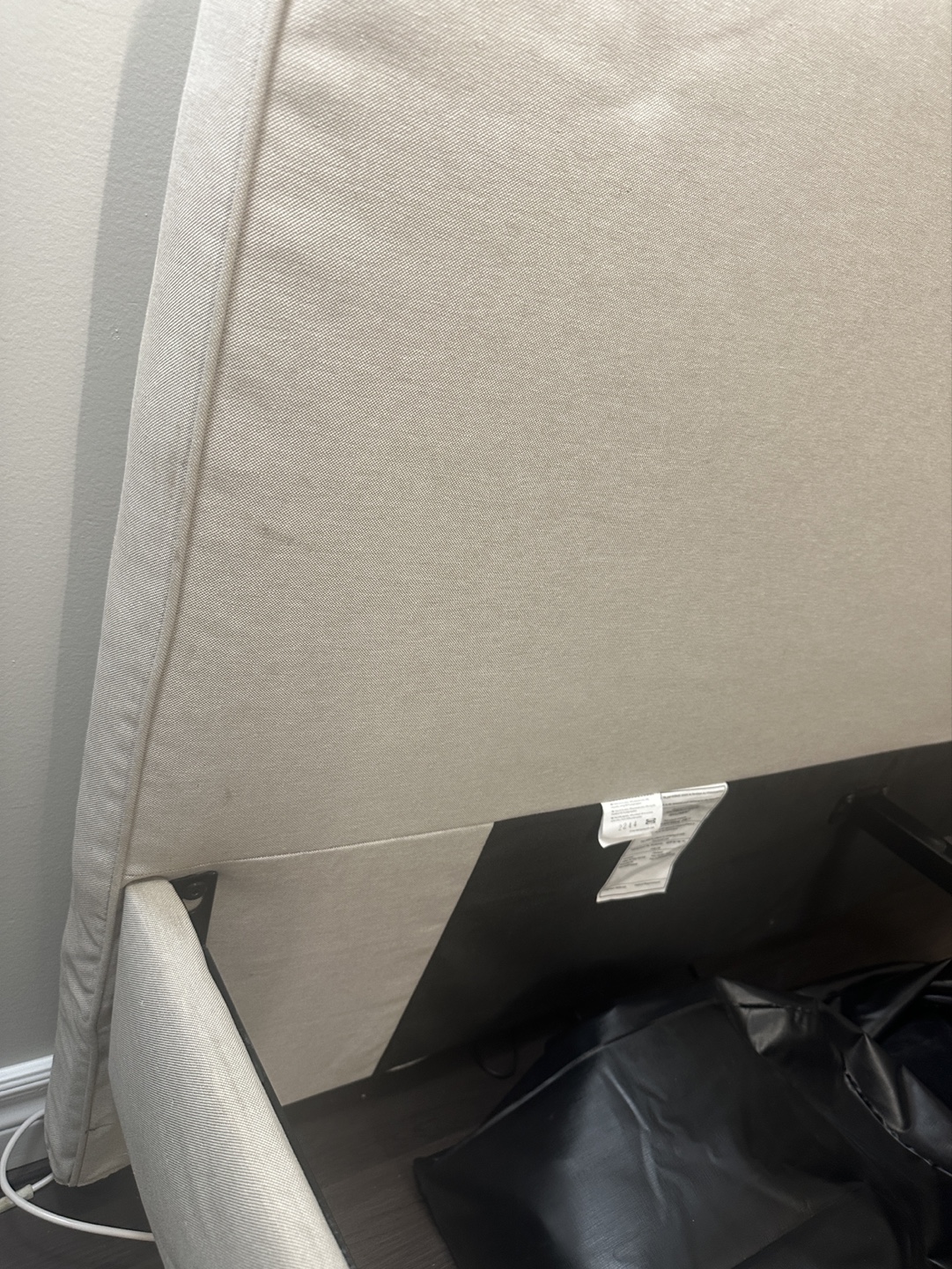 Queen Upholstered Bed Frame with Headboard - photo 3