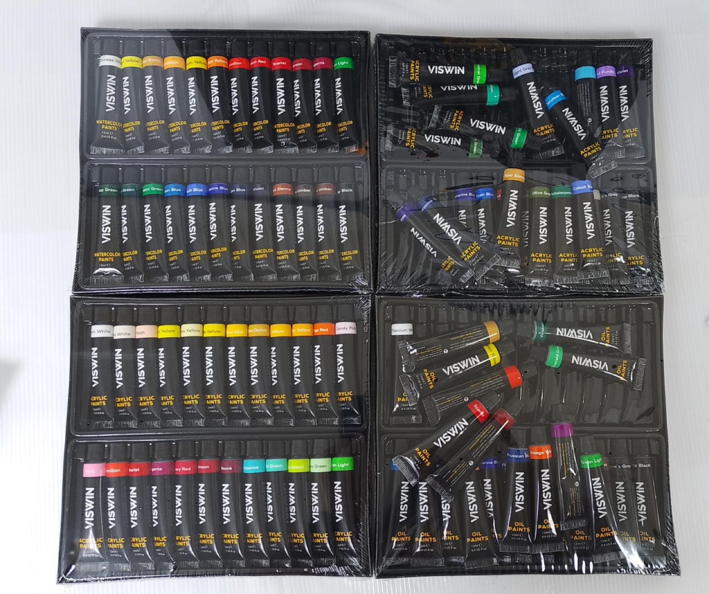 Viswin Art Supplies Bundle - Paint Set, Paper Pads, Easel - photo 4