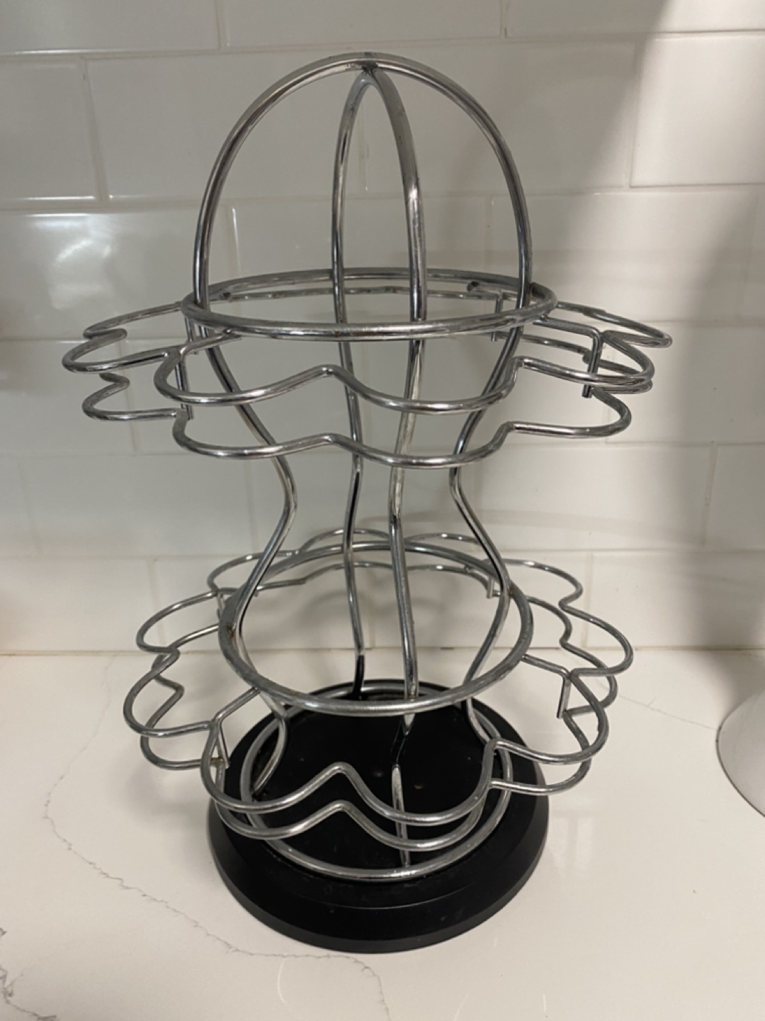 Chrome Muffin Holder