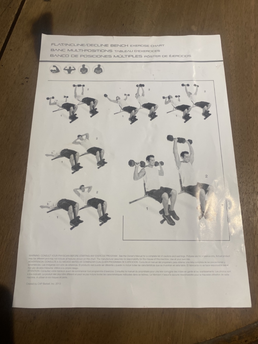 Cap Barbell Adjustable Utility Weight Bench - photo 5