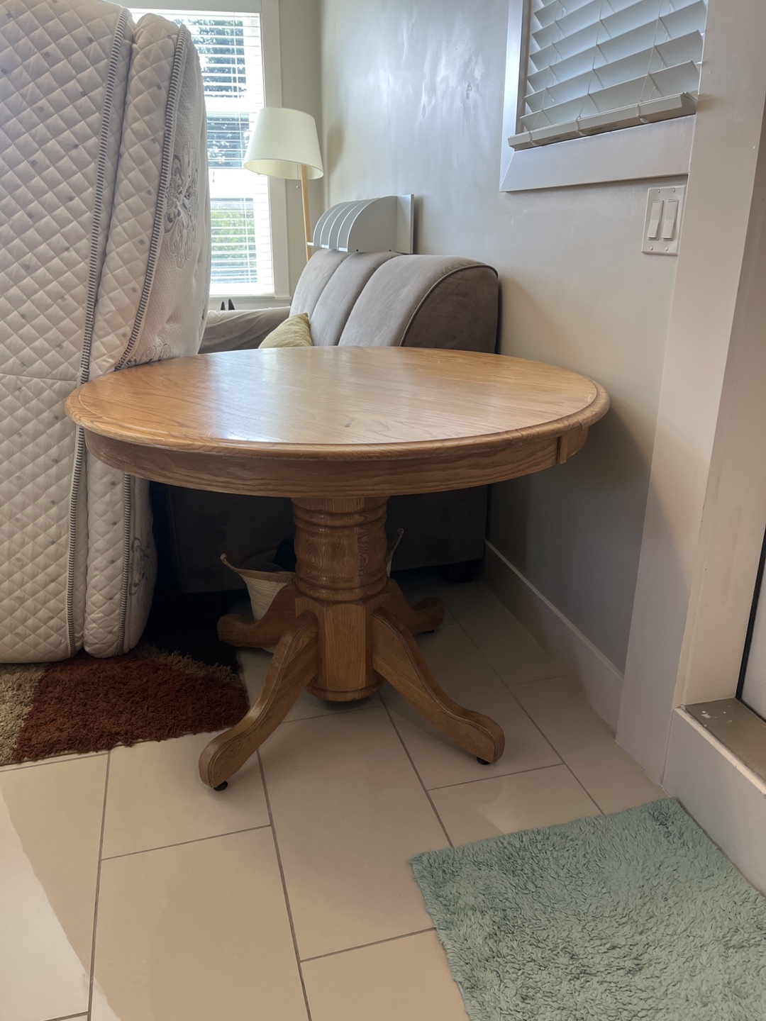 Round Wooden Table