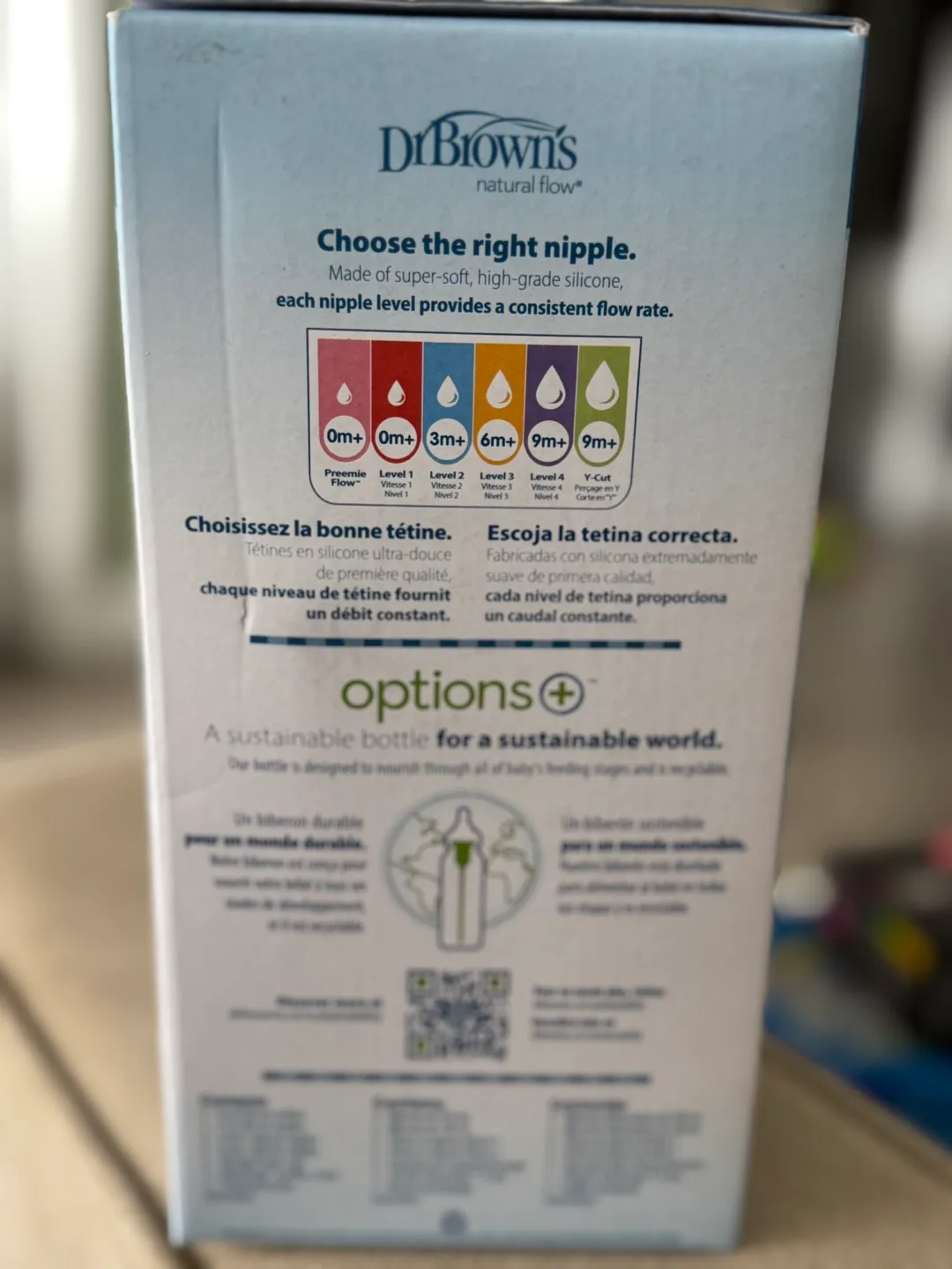 Dr Brown's Anti-Colic Options+ Baby Bottle Gift Set image indicator(8)