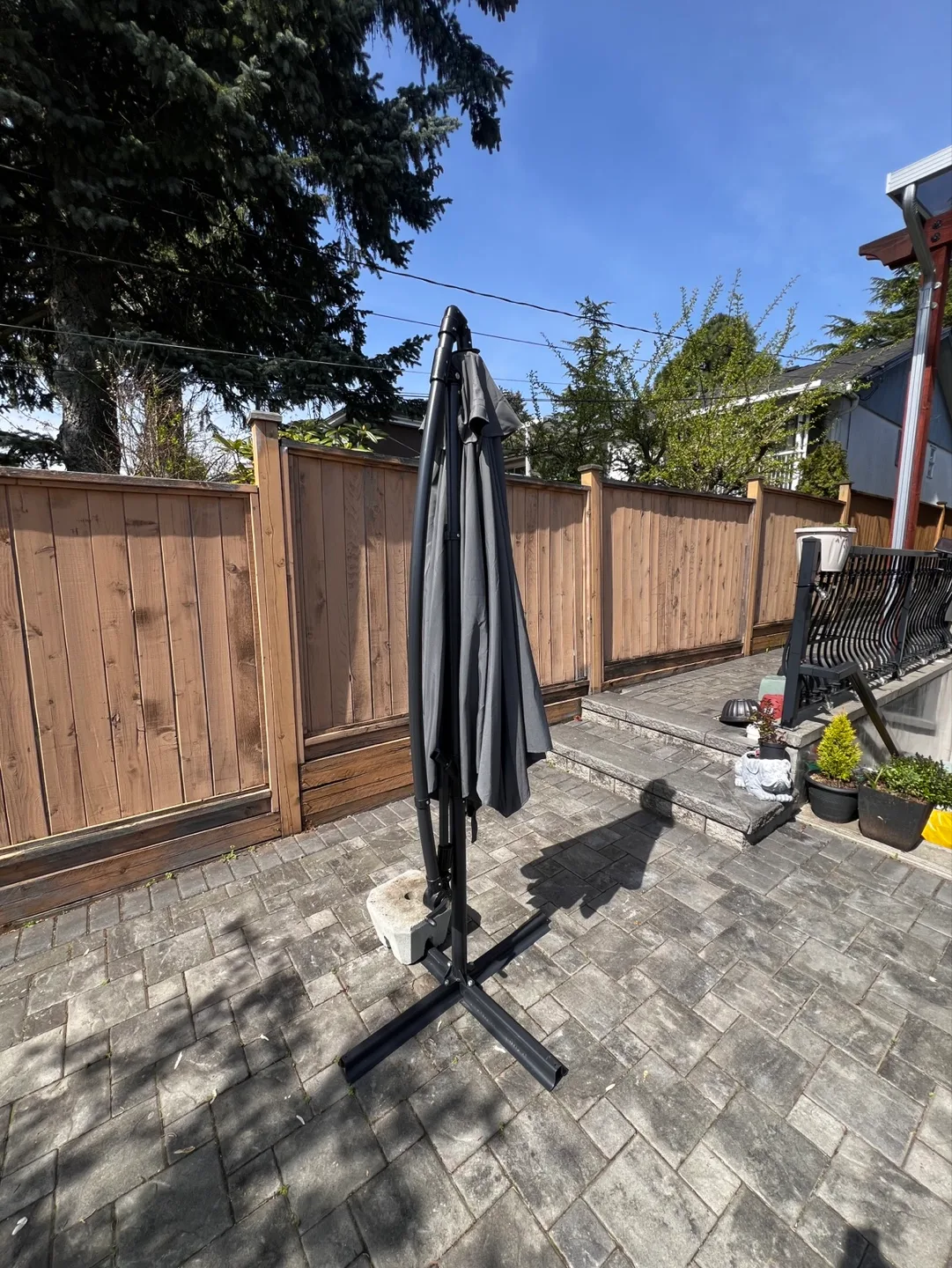 Freestanding Patio Umbrella 💚 image indicator(5)