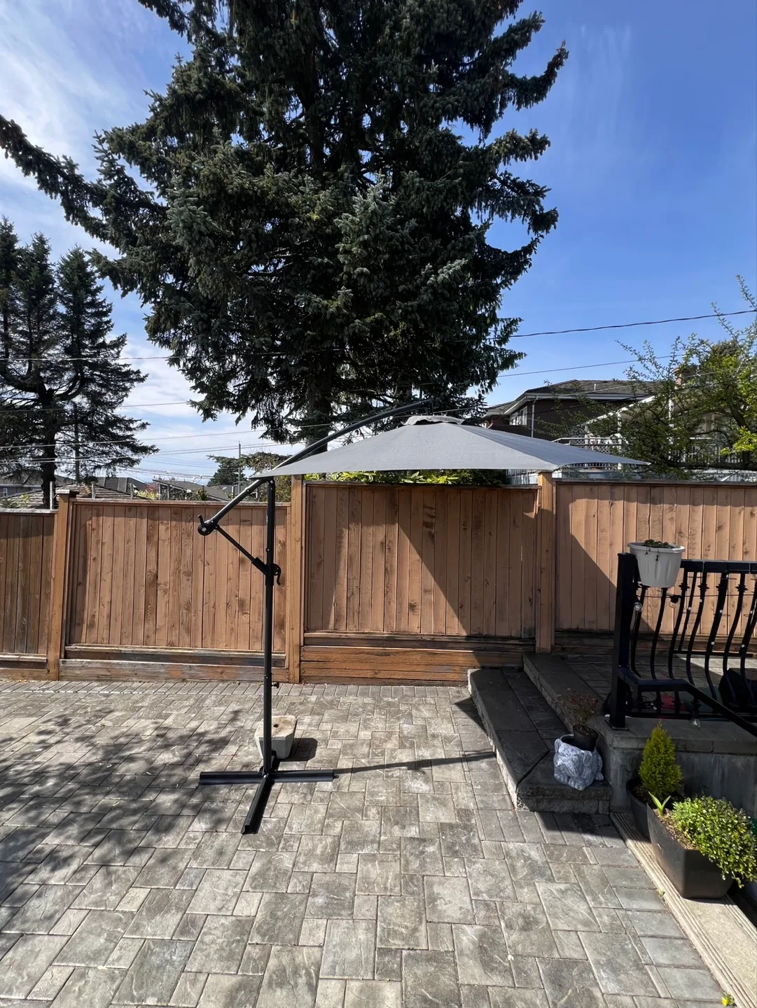 Freestanding Patio Umbrella 💚 image indicator(3)