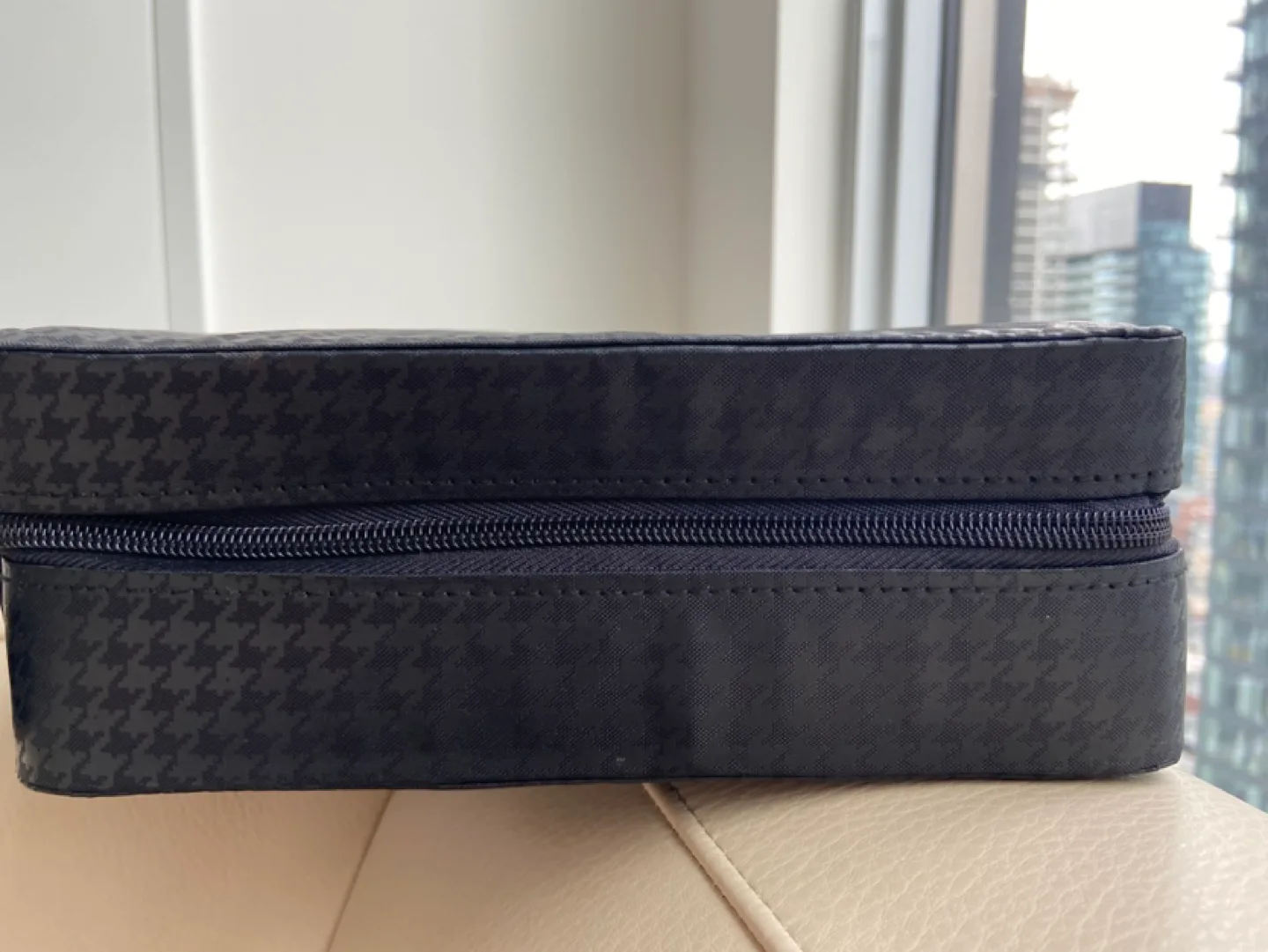 Authentic Dior  Black Houndstooth Case image indicator(3)