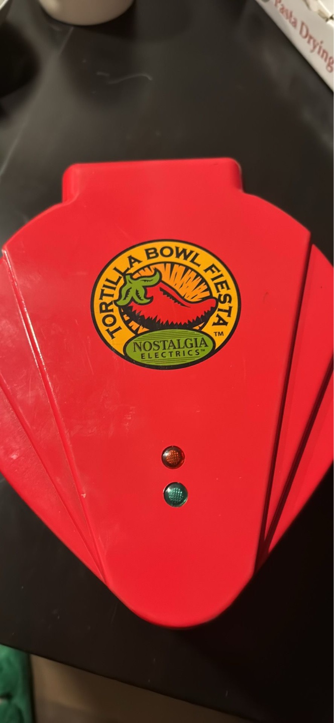 Nostalgia Electrics Tortilla Bowl Fiesta Maker