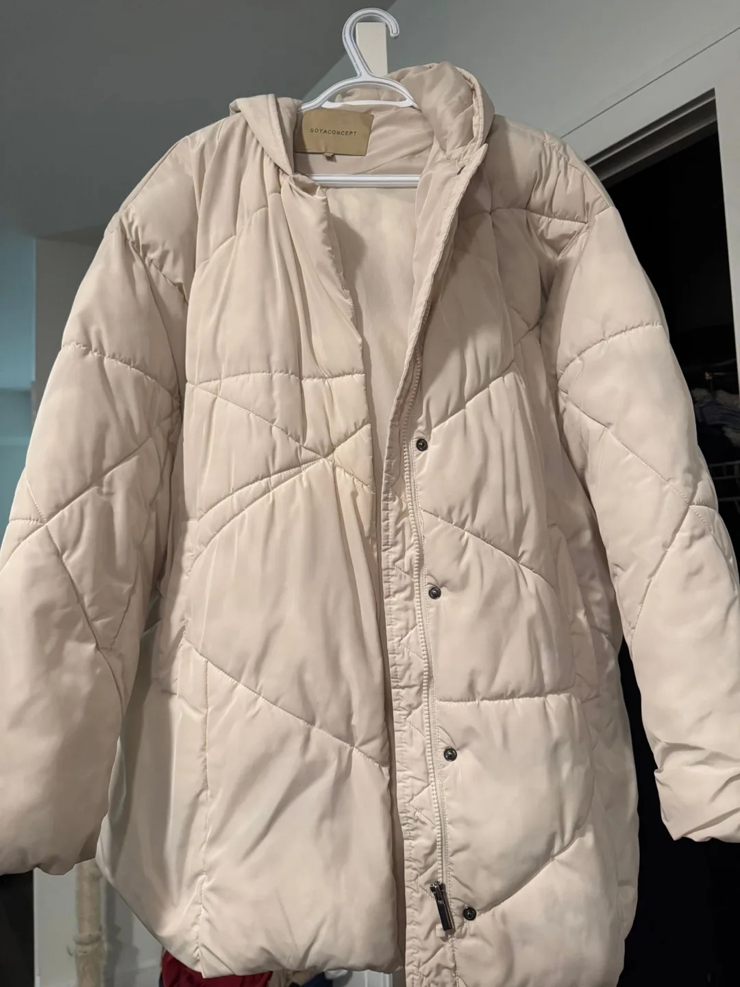 SOYACONCEPT XXL Cream Puffer Jacket image indicator(3)