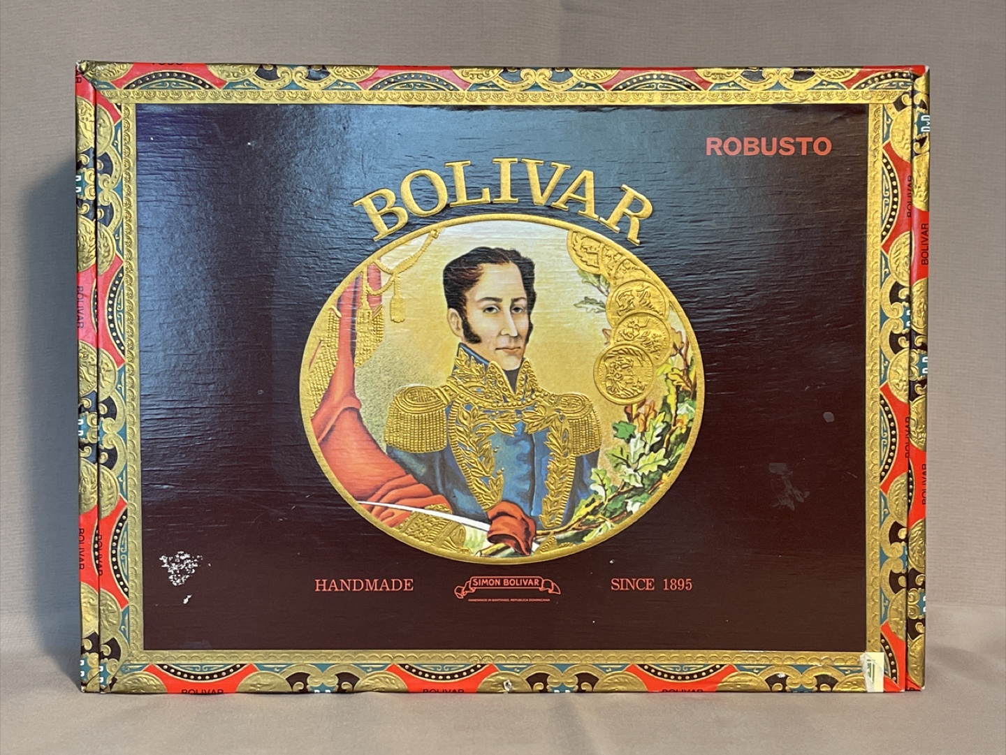 Empty Bolivar Cigar Box - Robusto