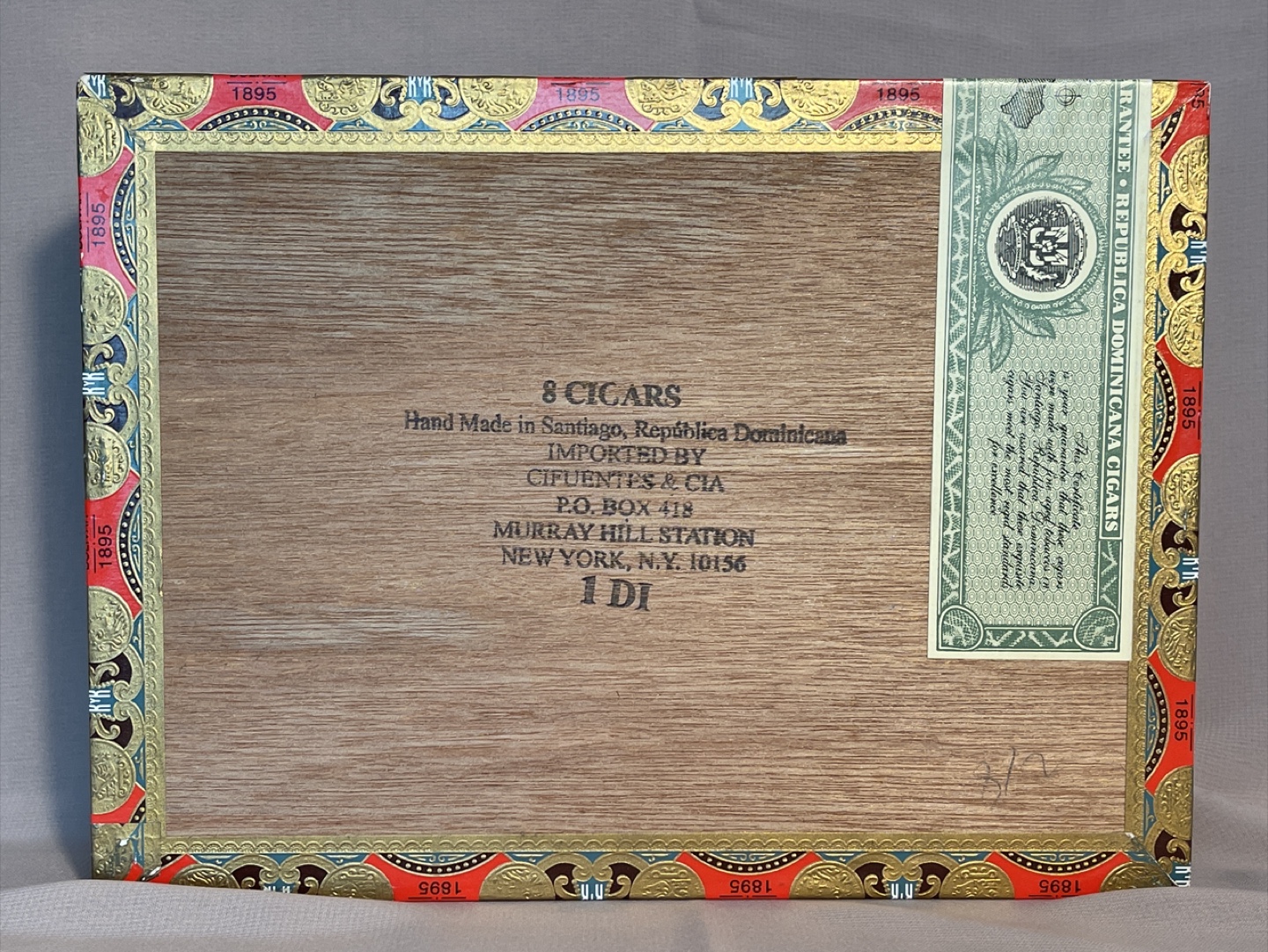 Empty Bolivar Cigar Box - Robusto - photo 3
