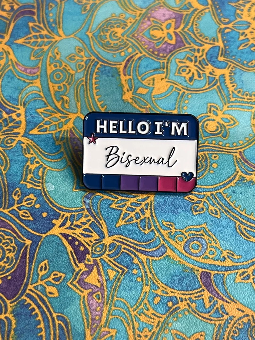 Bisexual Enamel Pin thumbnail