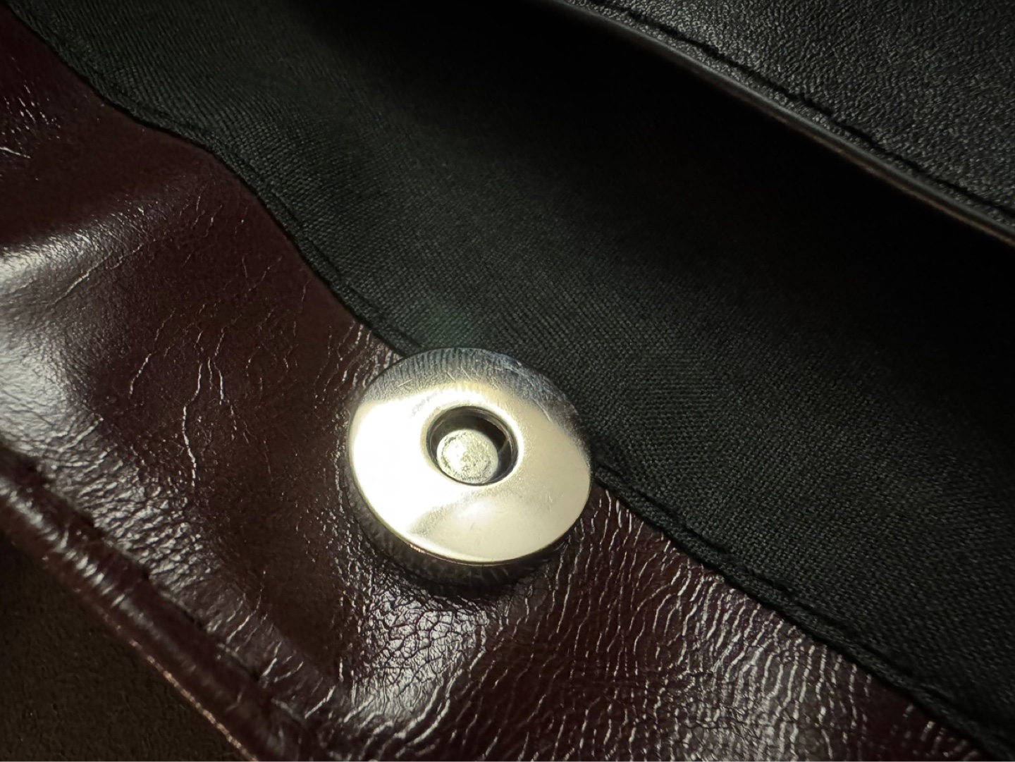 Brown Faux Leather Tote Bag - photo 5