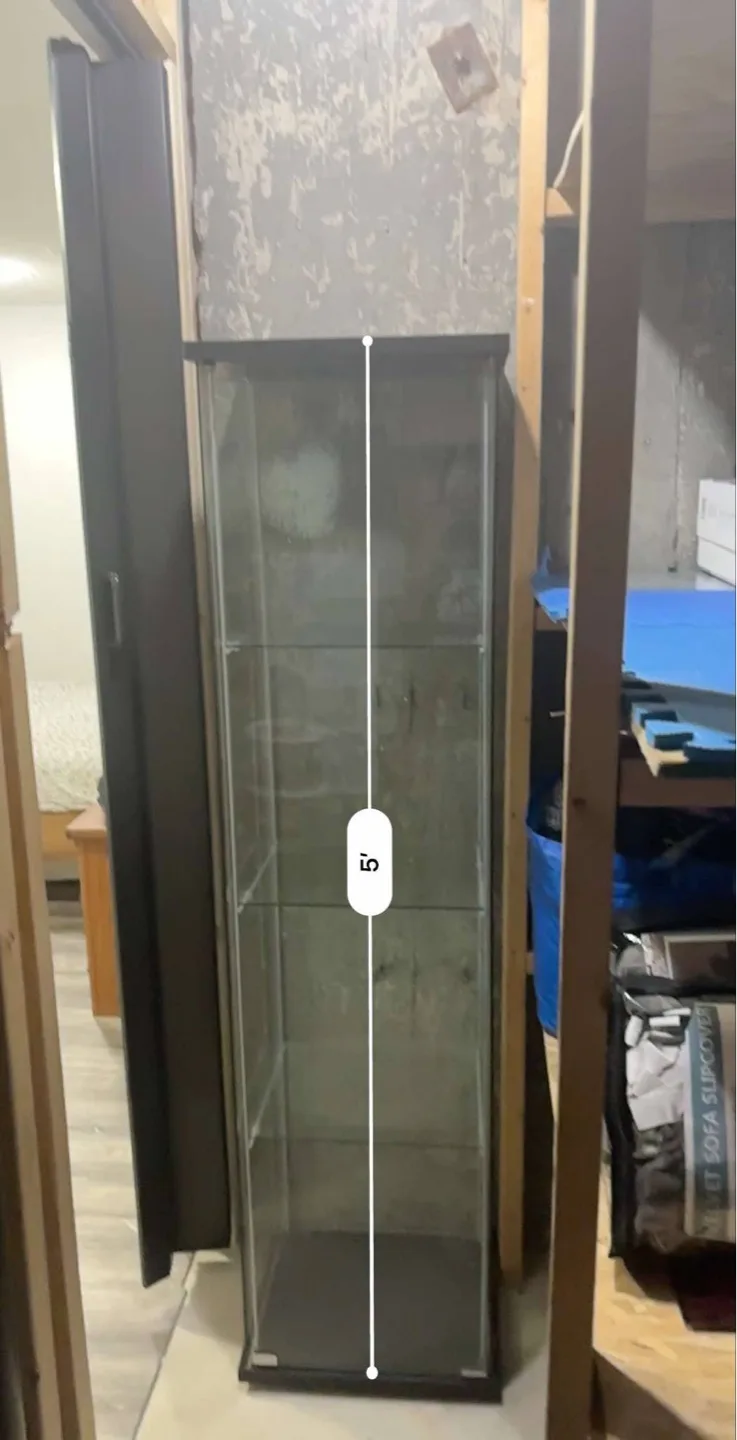 Glass Display Cabinet - 5 feet tall image indicator(3)