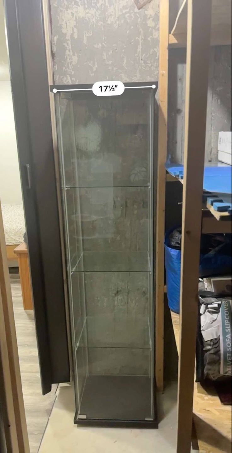 Glass Display Cabinet - 5 feet tall - photo 4