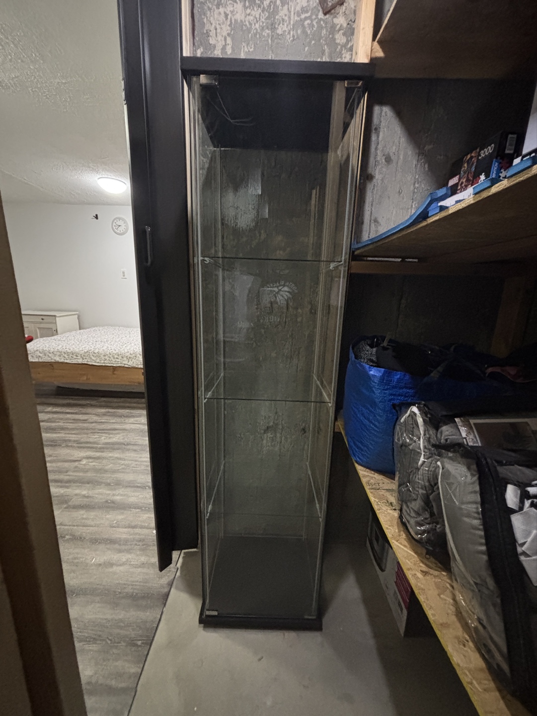 Glass Display Cabinet - 5 feet tall