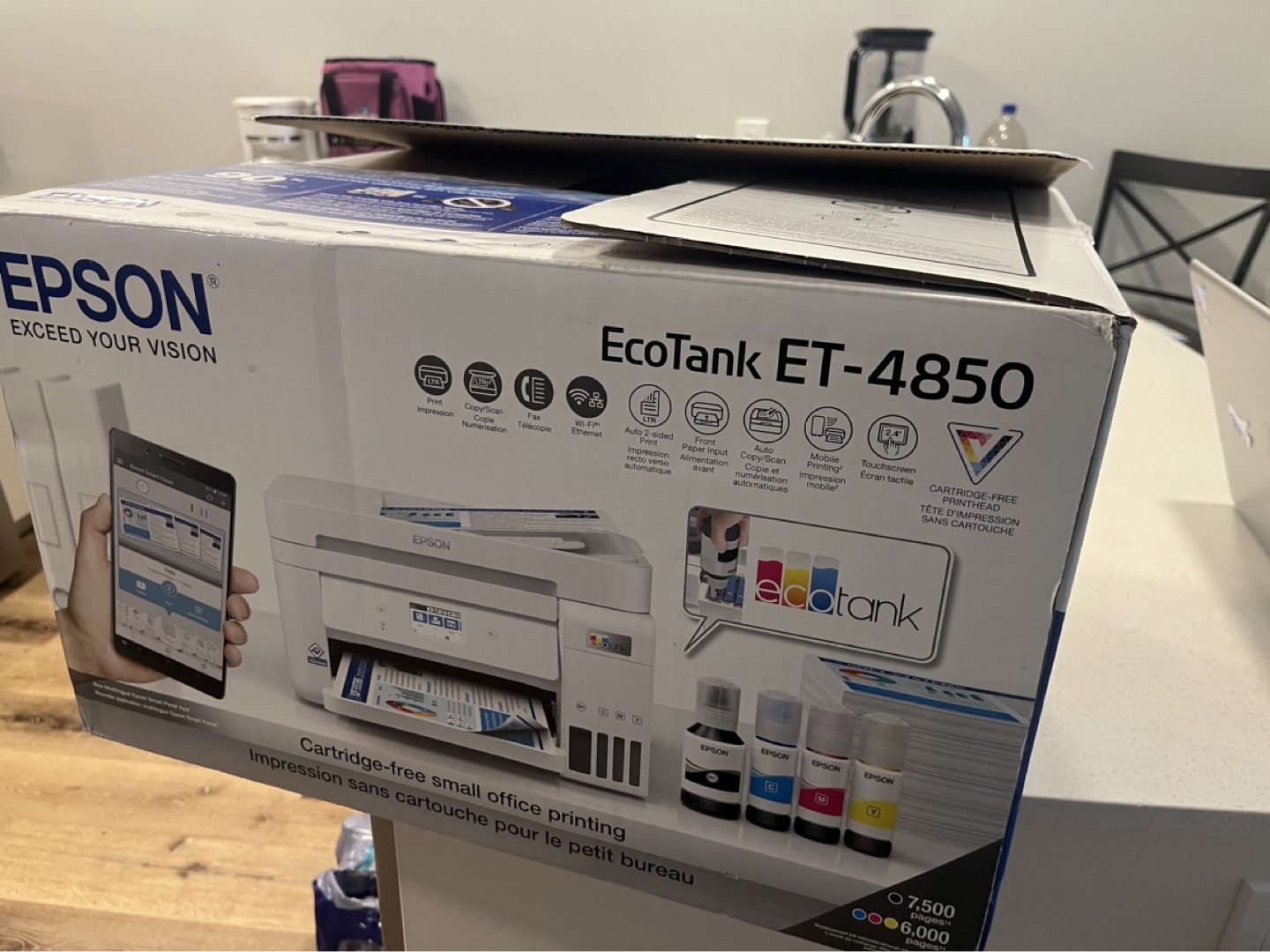 Epson EcoTank ET-4850 Wireless Cartridge-Free All-in-One Printer - photo 2