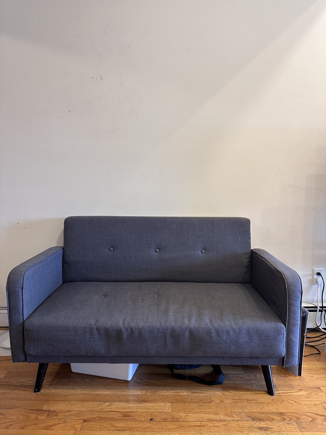 54 inch Gray Two  Seater Sofa
