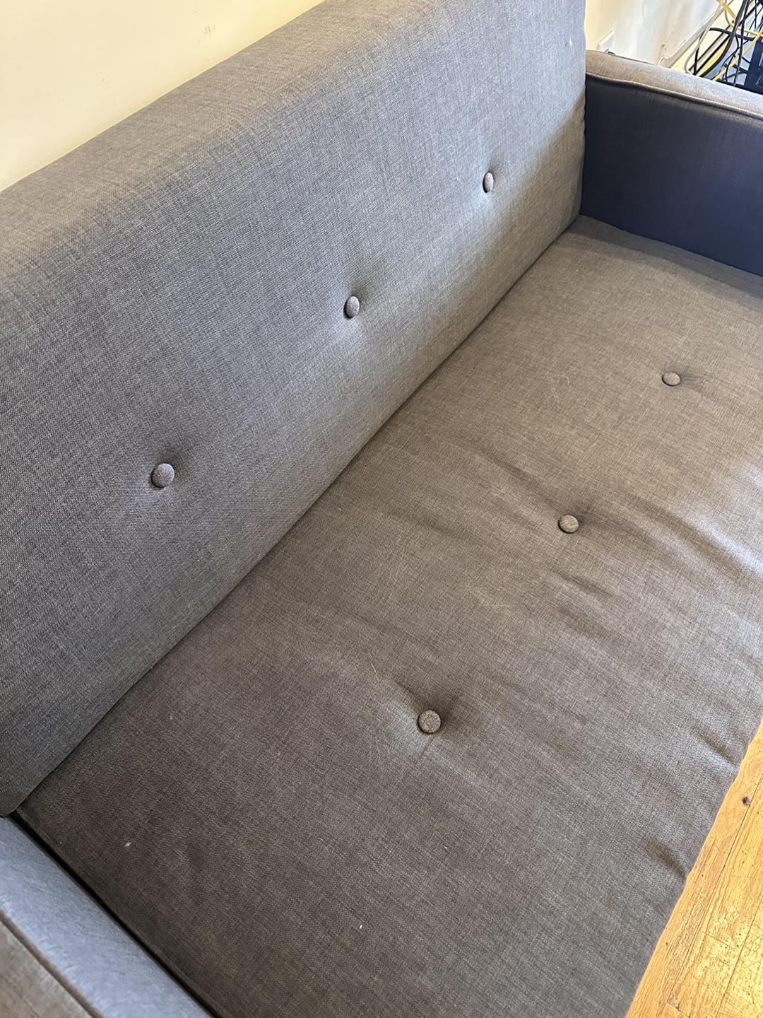 54 inch Gray Two  Seater Sofa - photo 3