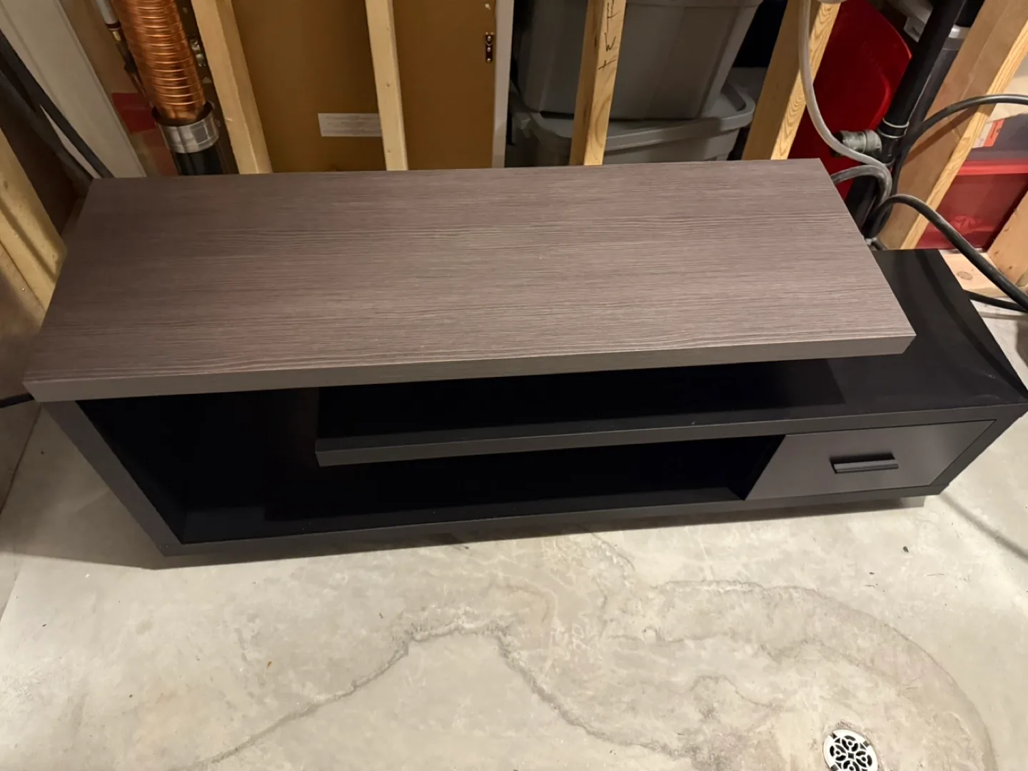 Modern TV Stand with Drawer