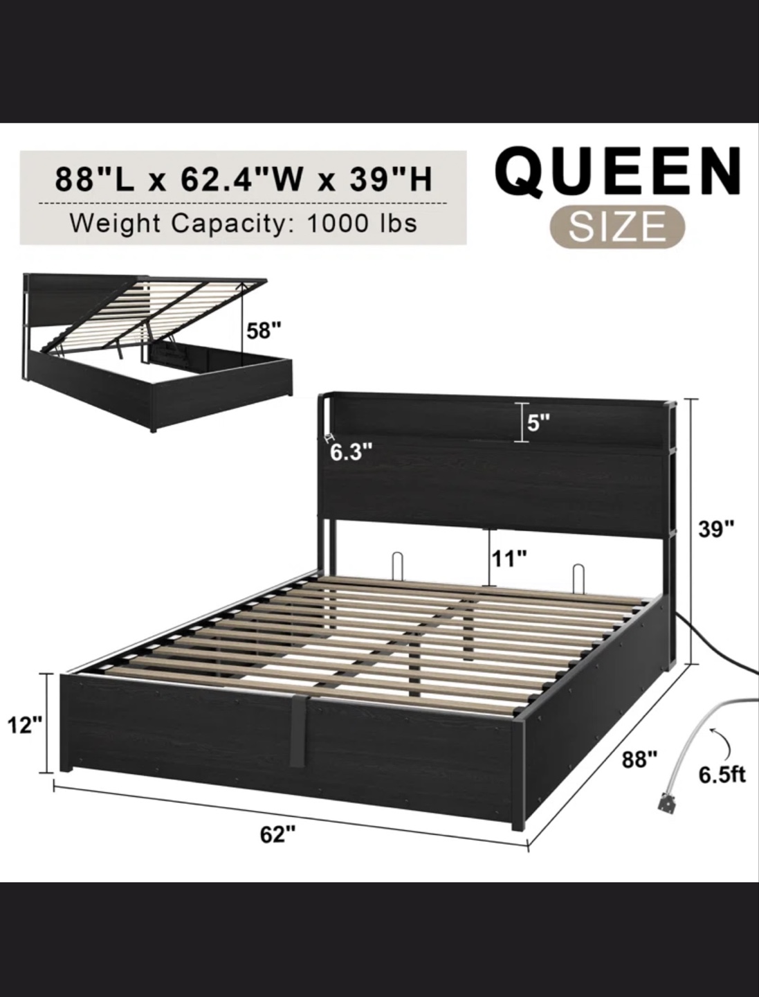 Queen  Bed Frame - photo 4