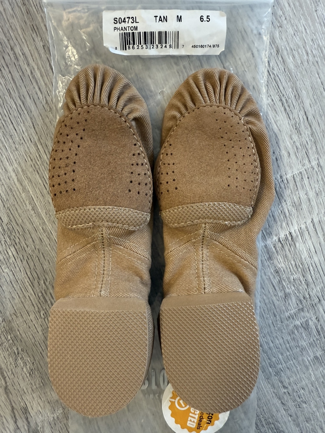 [NEW] Bloch Phantom Jazz Shoes SO473L – Tan, Size 6.5 - photo 3