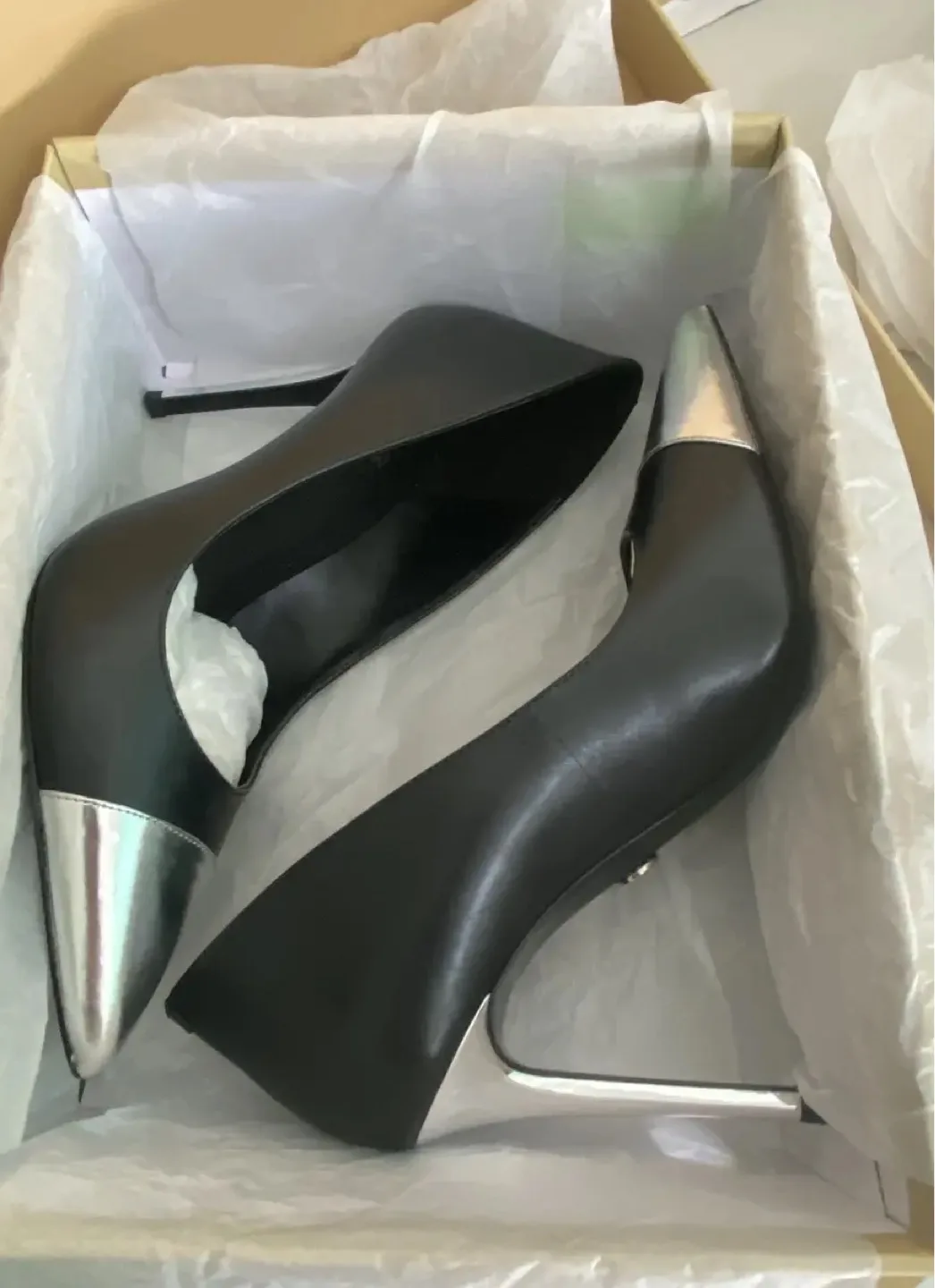 Black and Silver MK High Heels thumbnail