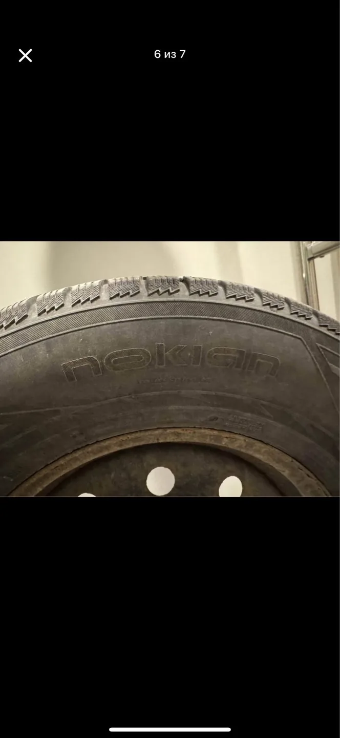 Used Nokian Hakkapeliitta 235/70R16 106R winter tires with rims image indicator(3)
