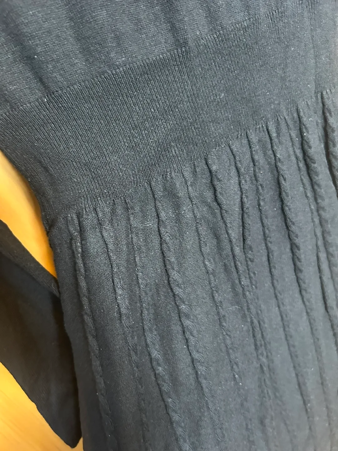 🥕size 12 Black Knit Sweater Dress image indicator(3)