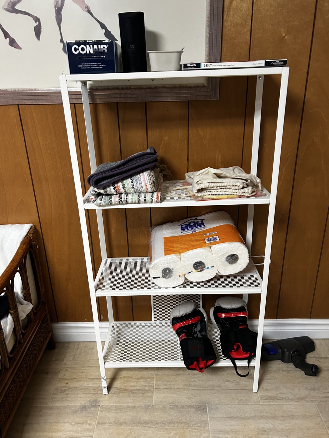 White Metal Shelve
