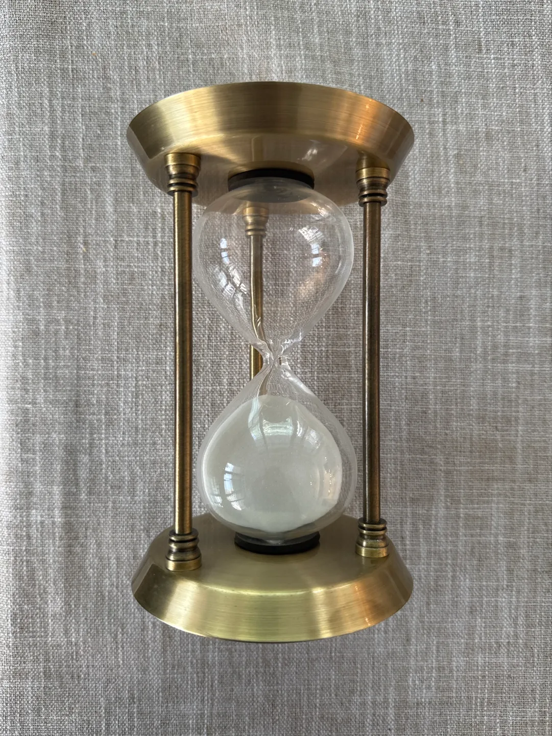 Antique Brass 30 minute Hourglass Sand Timer image indicator(2)