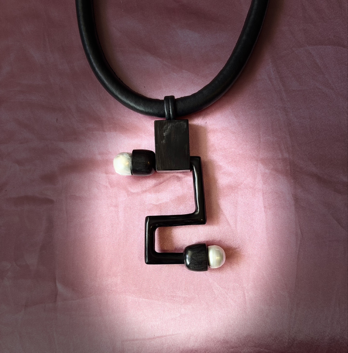 Chunky Necklace - Silnag Horn Jewelry Collection (NEVER WORN) - photo 4