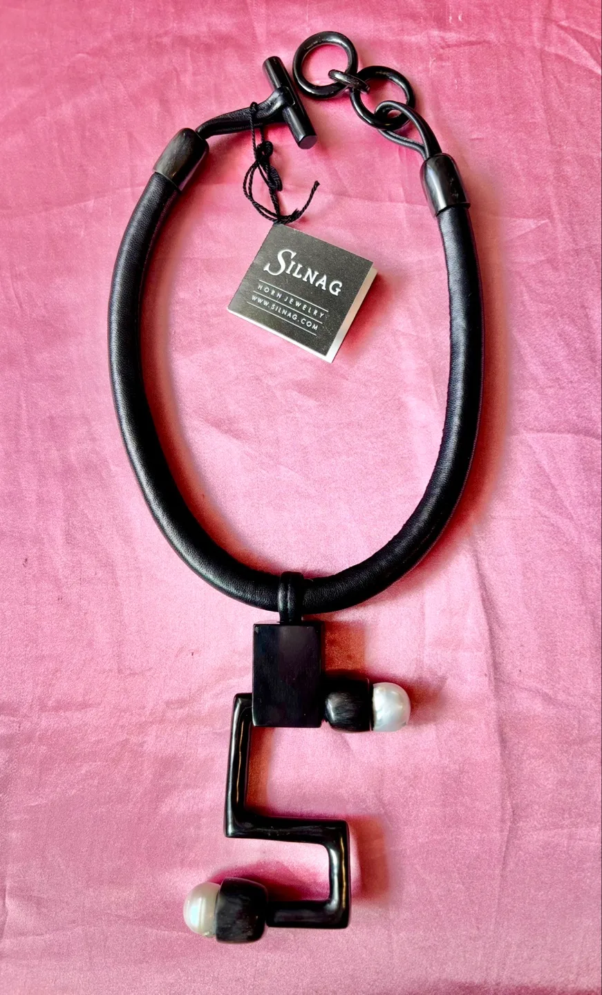 Chunky Necklace - Silnag Horn Jewelry Collection (NEVER WORN) image indicator(3)