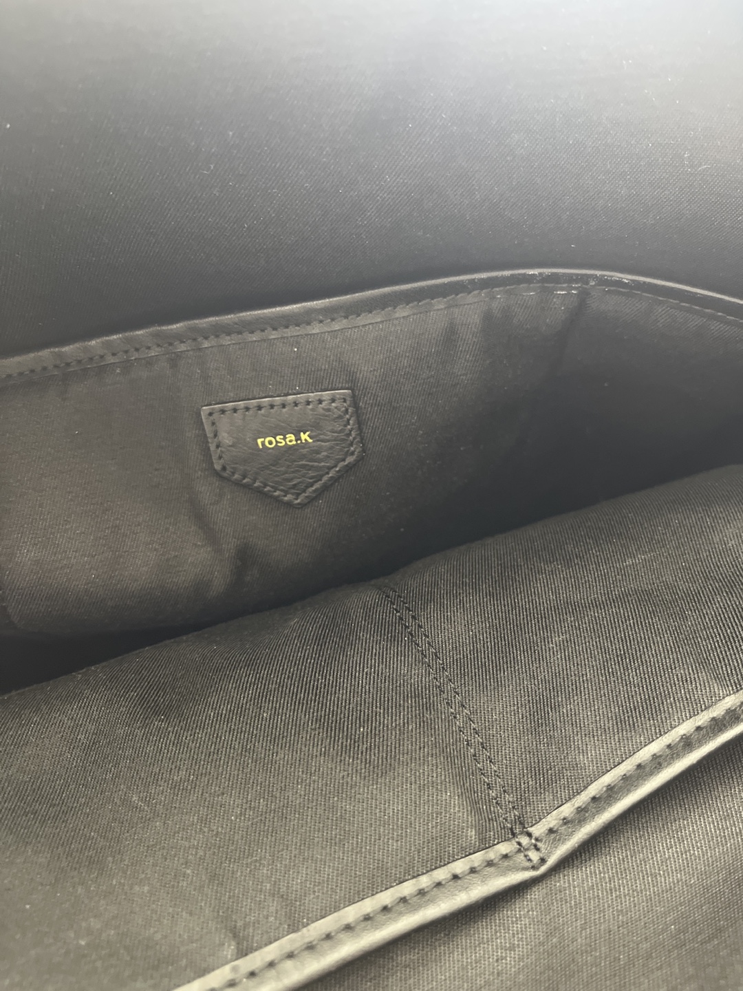 ROSA.K Real Leather Black Backpack - photo 2
