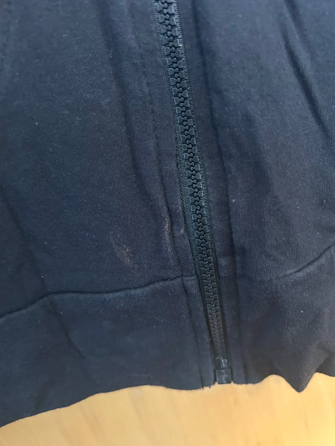 🥕medium Black Long Sleeve Zip-Up w/pocket detail image indicator(4)