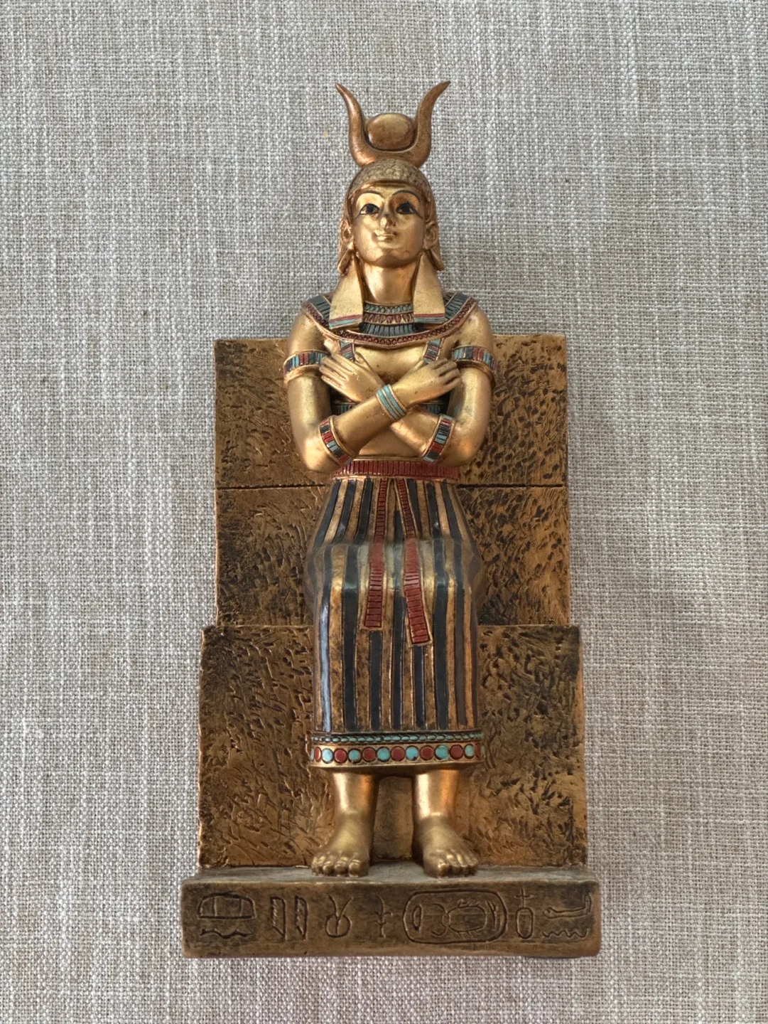A Pair of Ancient Egyptian Goddess Figurine Bookends image indicator(3)