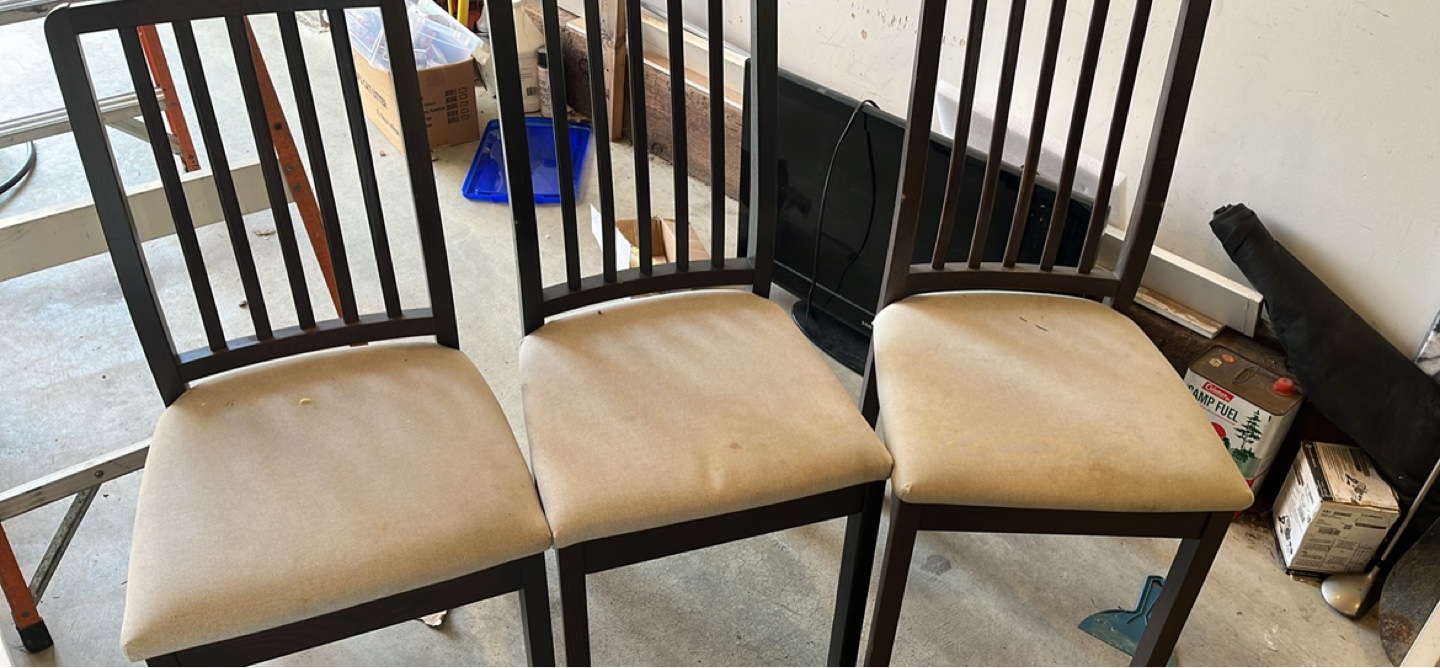 Free Set of 3 Dining Chairs