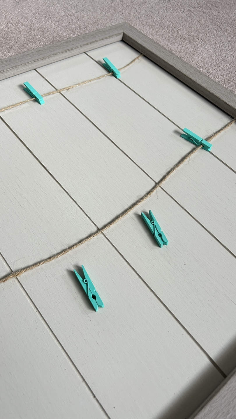 Photo Display Frame with Clips - photo 3