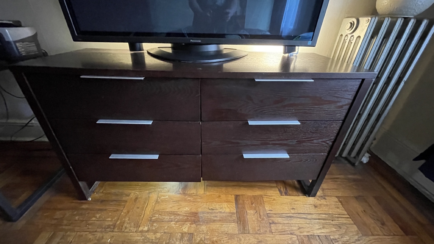 Dark Brown 6-Drawer Dresser - photo 5