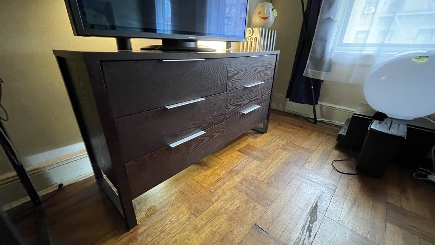 Dark Brown 6-Drawer Dresser - photo 4