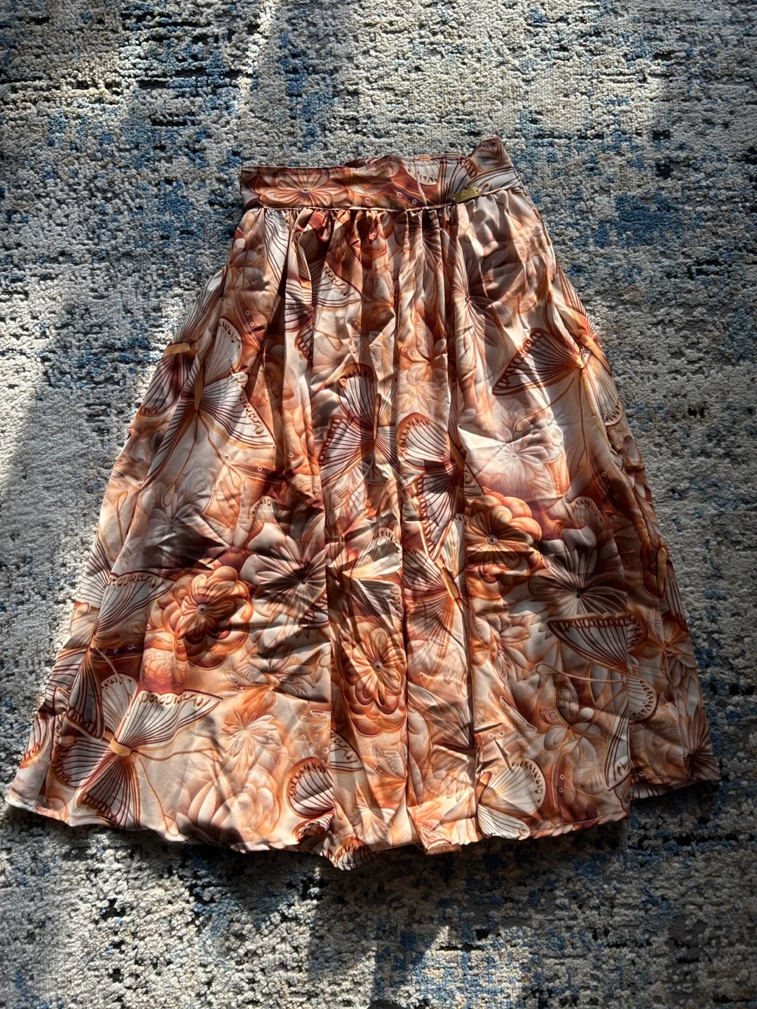 NEW - Cute Floral Butterfly Midi Skirt image indicator(3)