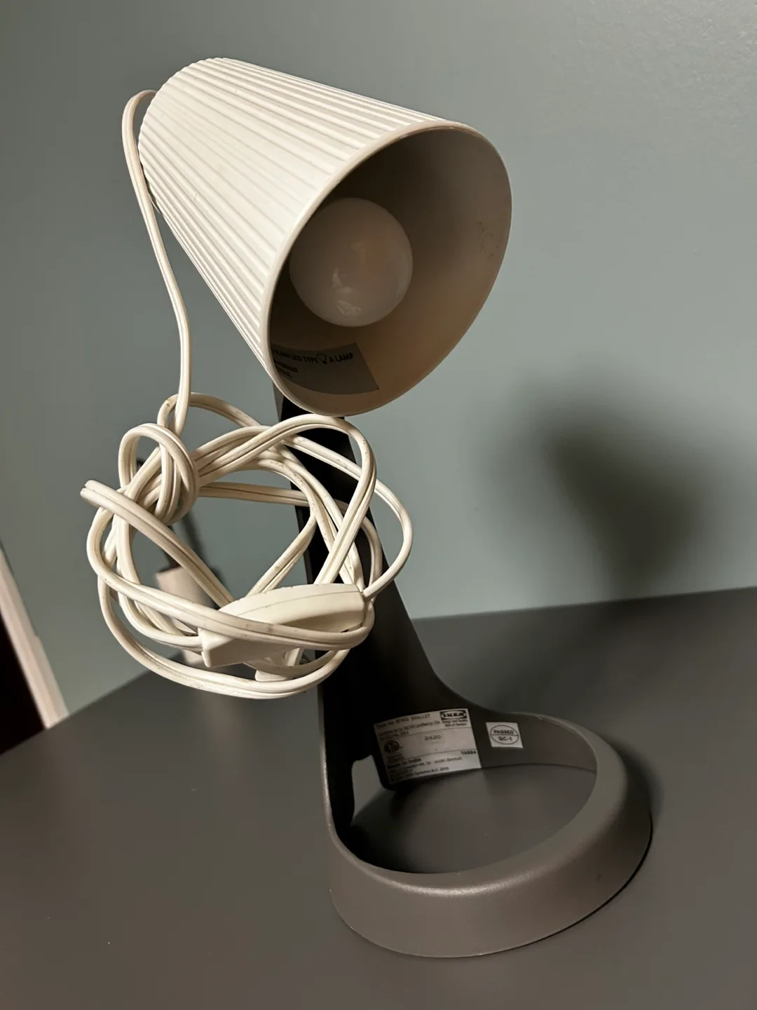 Desk Lamp with White Shade thumbnail