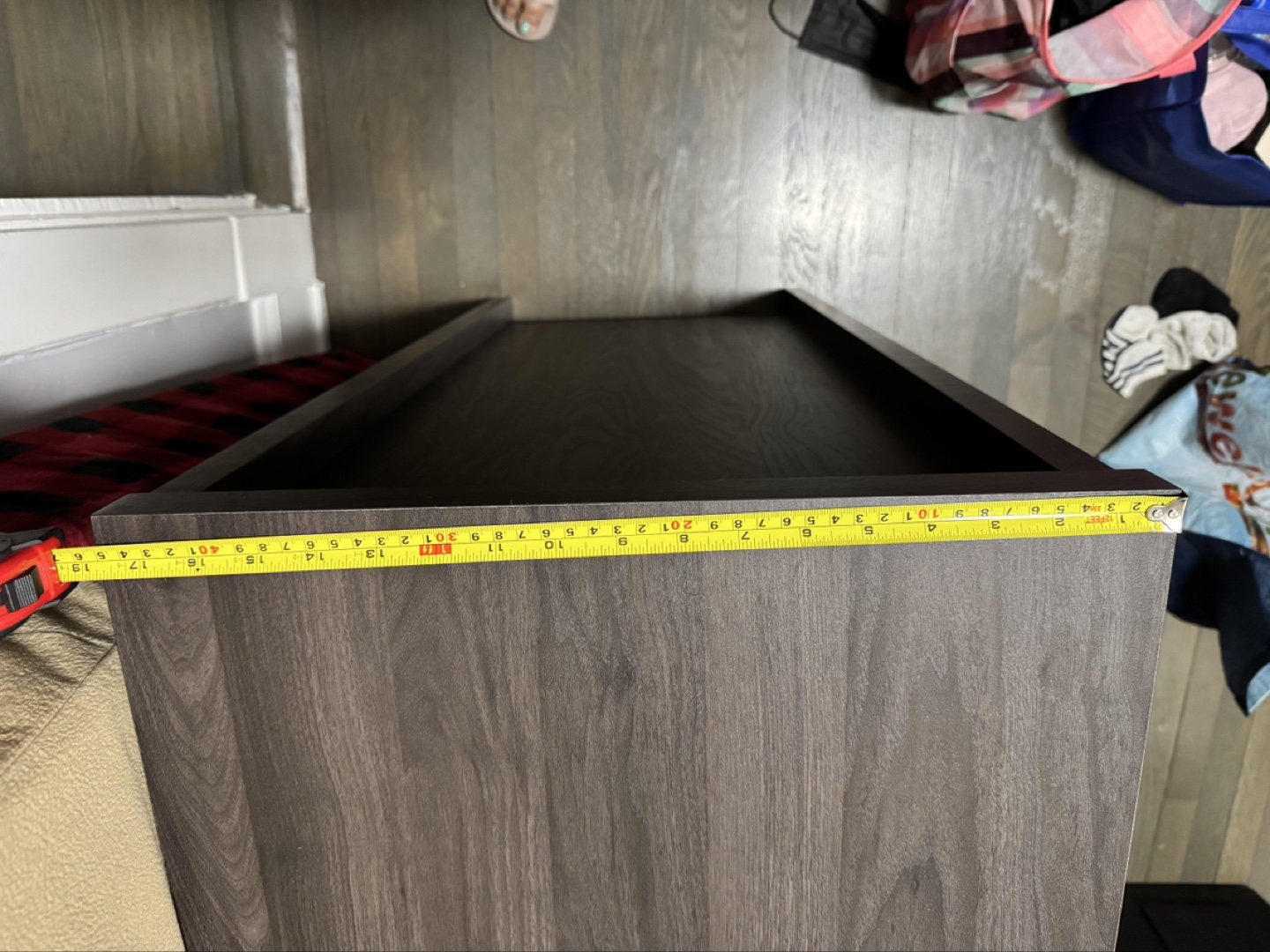 Dark Gray 5-Drawer Chest - photo 3