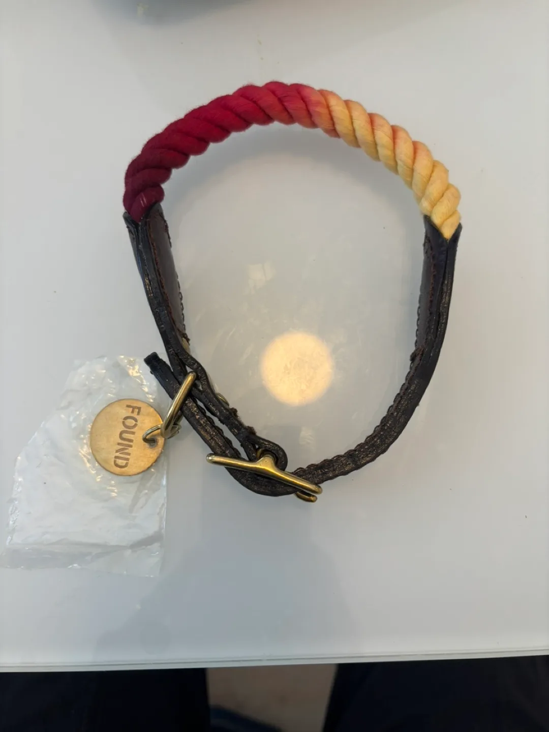 FOUND My Dog Collars - Red & Yellow Rope Dog Collar image indicator(3)