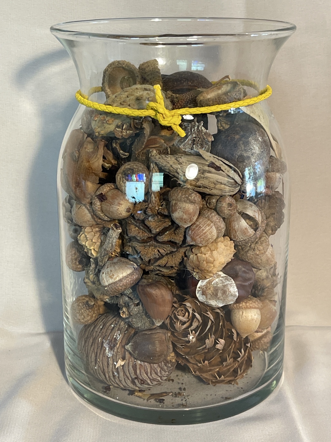 Autumnal Nature Decor in Glass Jar - photo 2