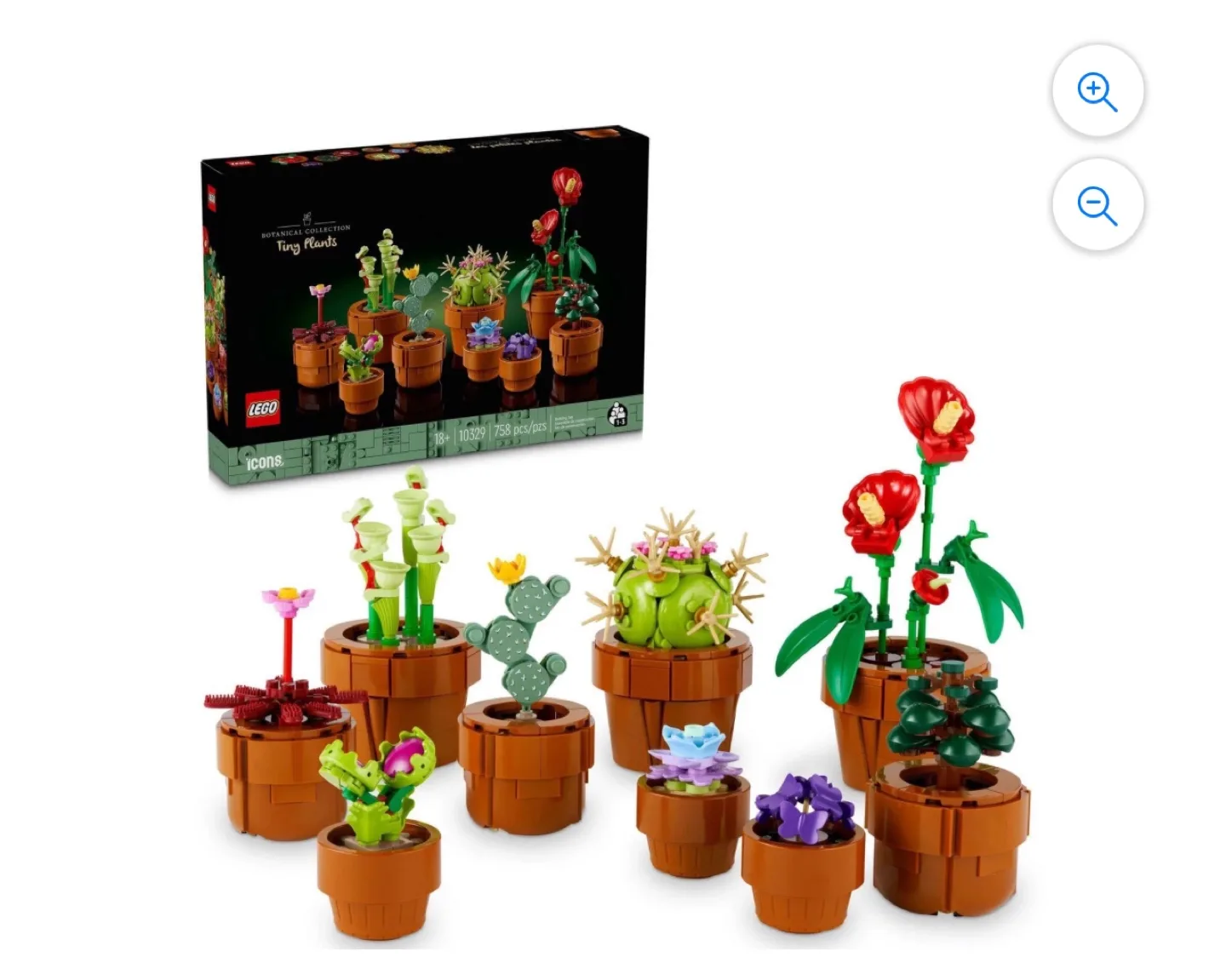 🌵lego botanicals tiny plants -full set built, box + instructions image indicator(7)