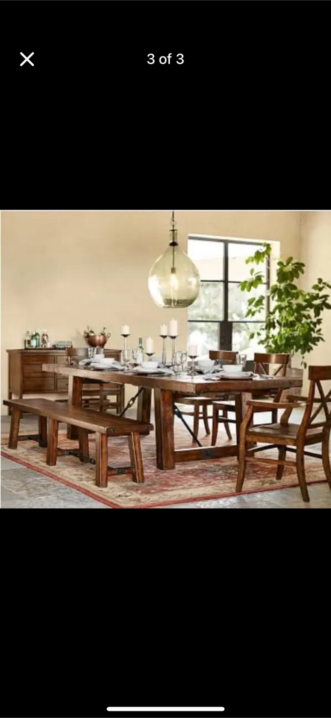 Pottery Barn Clift Seeded Glass Pendant Light - photo 4