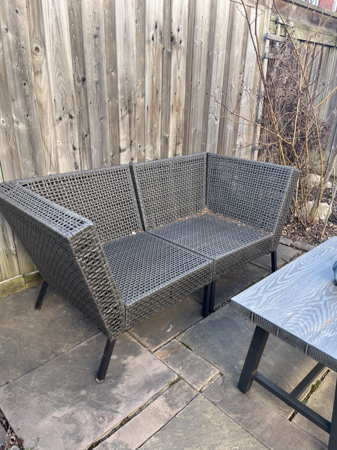 Outdoor Wicker Patio Conversation Set - photo 2