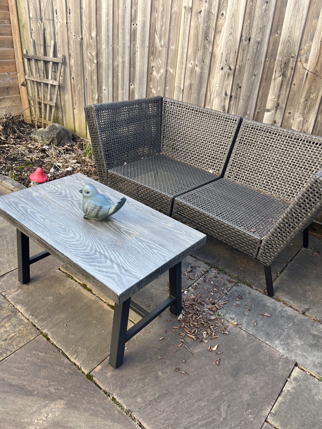 Outdoor Wicker Patio Conversation Set - photo 4