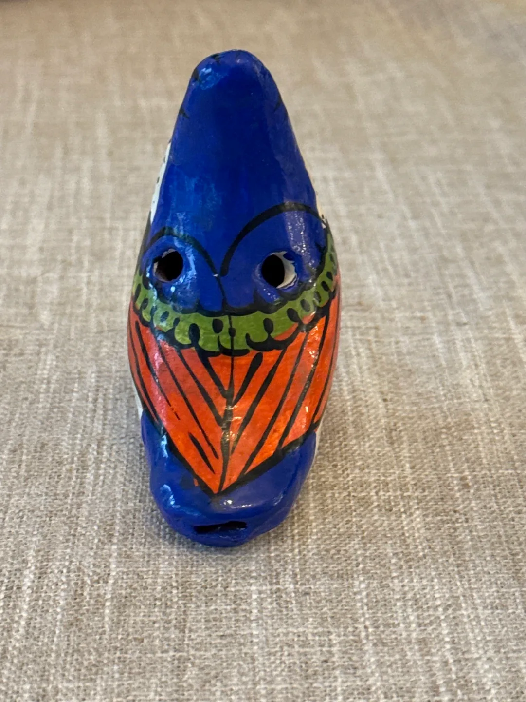 Hand-painted Ceramic Bird Whistle from Mexico? image indicator(3)